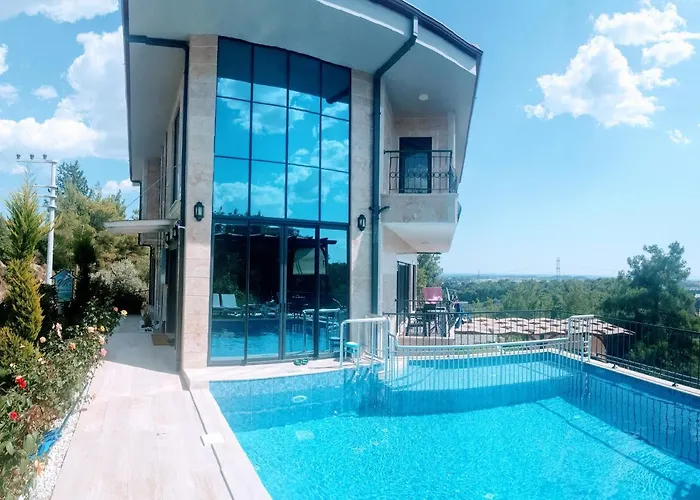 Hétvégi ház Villa15 Evrenseki Beach, 5Br, Private Pool, Sauna, Garden